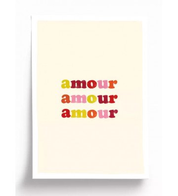 Affiche Amour - 21x29,7cm