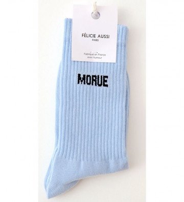 Chaussettes Morue Bleu