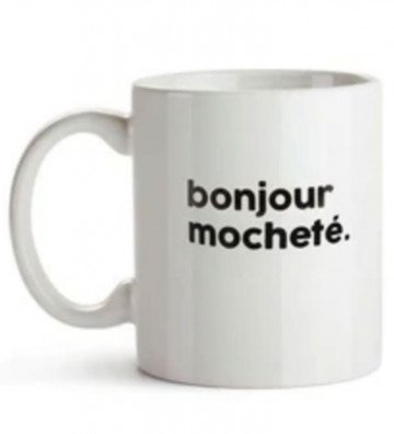 Mug Bonjour Mocheté