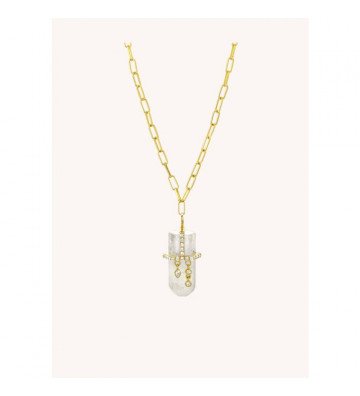 Collier Dancing Crystal - Or